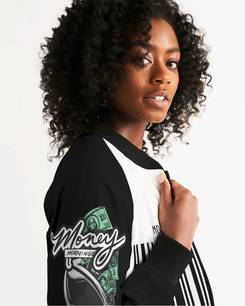 KNOW YOUR WORTH Women's Bomber Jacket