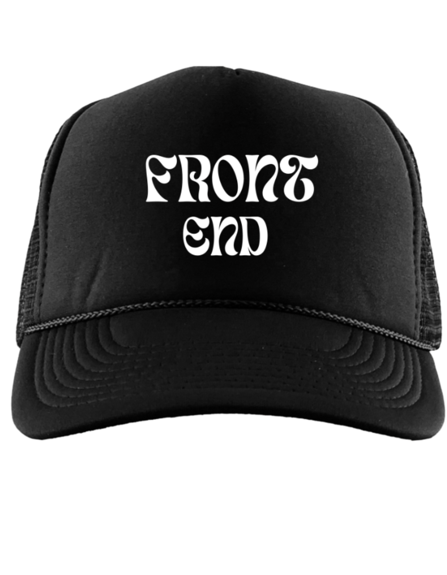 *PRE-ORDER* LIMITED EDITION FRONT END - FEBE TRUCKER HAT (BLACK)