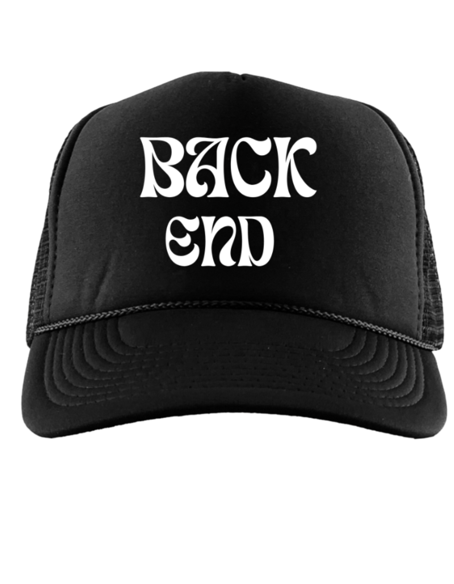 *PRE-ORDER* LIMITED EDITION BACK END - FEBE TRUCKER HAT (BLACK)